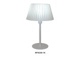 Лампа настольная МТ 8336-1А  (D30 выс50) white paint белая ножка, абажур керамика матовый белый