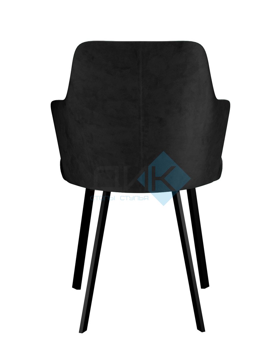 Стул DikLine 345 K21 черный, ножки черные