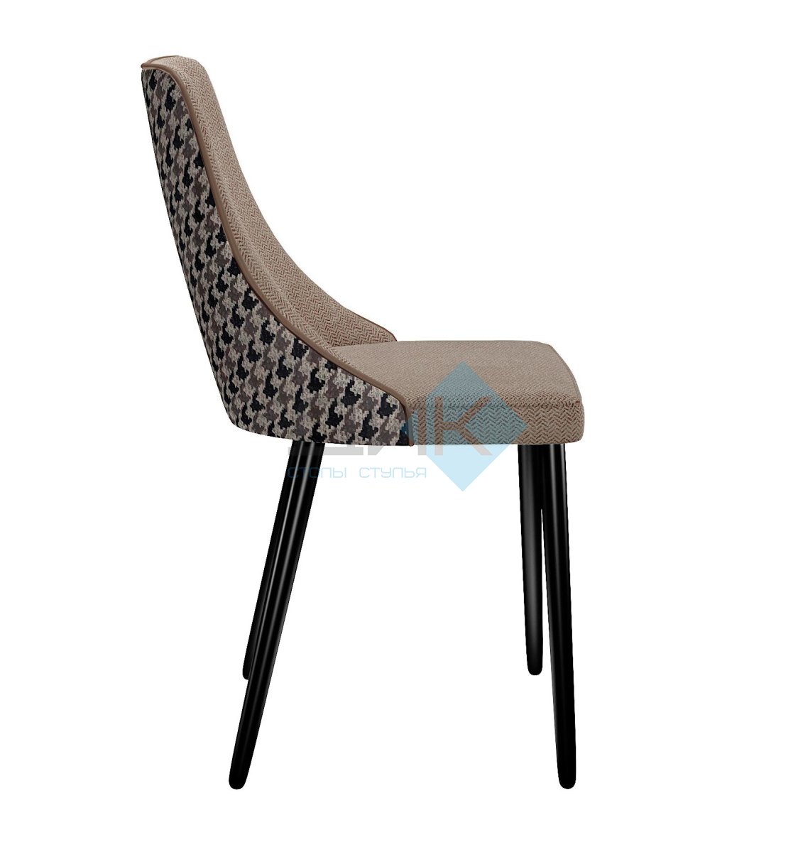 Стул DikLine 286 SB4/A2 бежевый, ножки черные