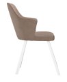 Стул DikLine 345 K4 капучино, ножки белые