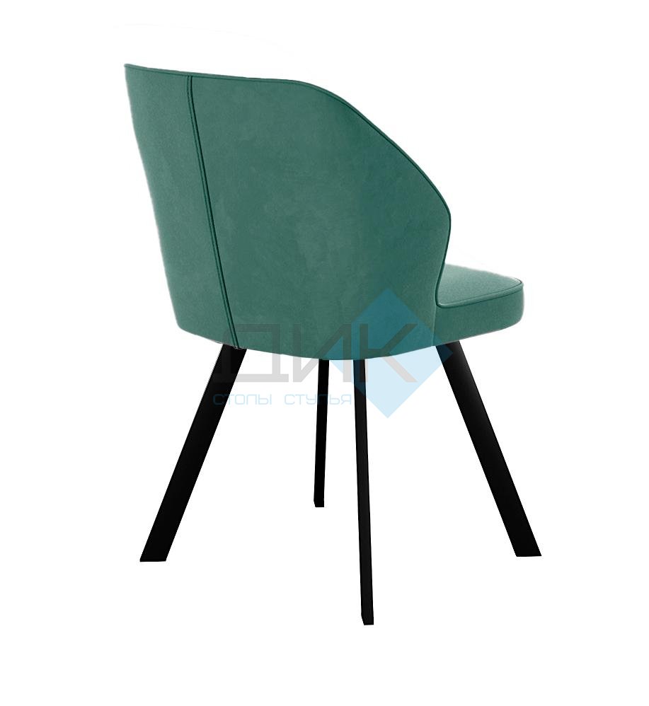 Стул DikLine 232 поворотный Z39 авокадо, ножки черные