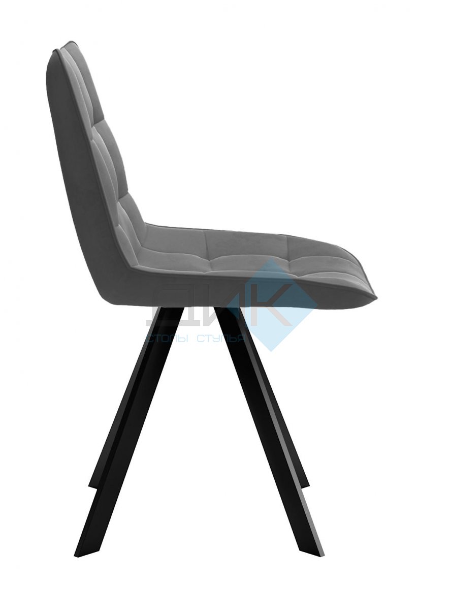 Стул DikLine 229 поворотный, B28 ANTRACITE, ножки черные