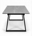 Стол DikLine DZ160 Мрамор Кандела cветло-серый/черные (2 уп.)