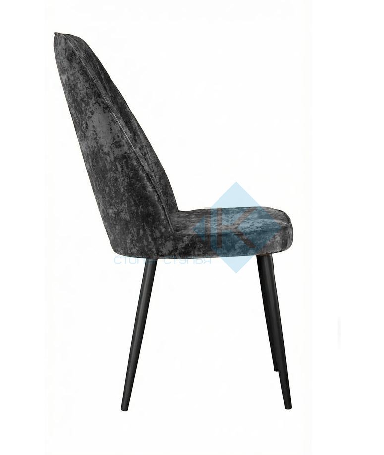 Стул DikLine 327 поворотный M14 серый, ножки черные