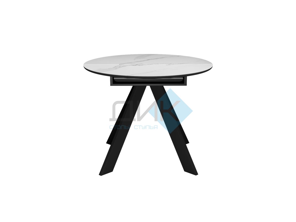 Обеденная зона: Стол DikLine SKC100 + стулья Dikline 333 (4 шт.)