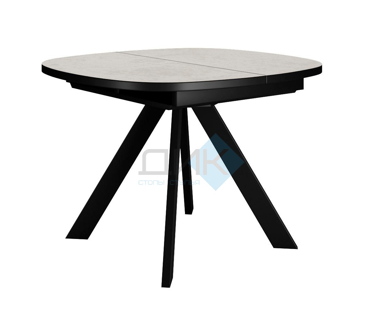 Обеденная зона : Стол Dikline B110  со стульями DikLine 347 (4 шт.)