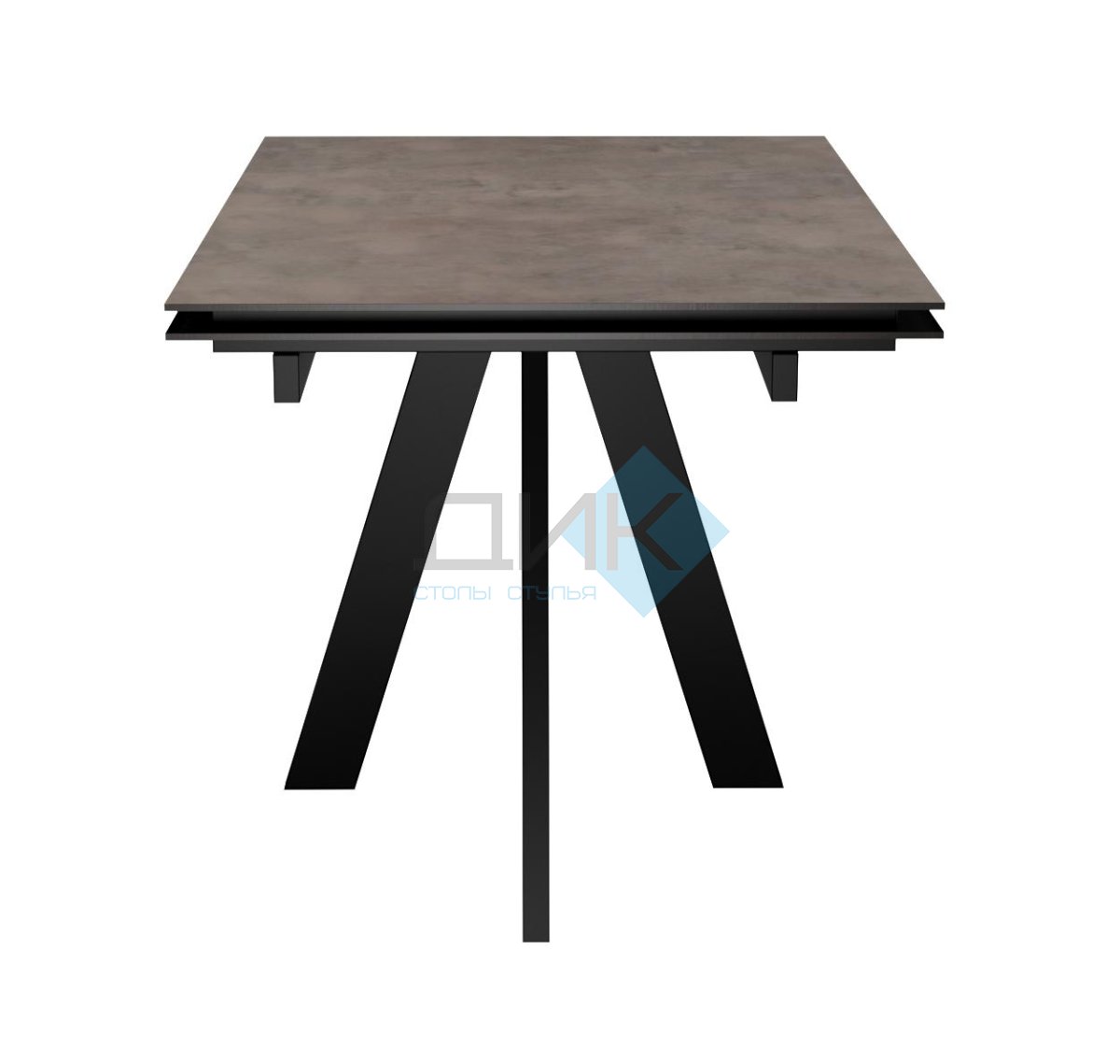 Стол DikLine DM110 Хромикс бронза/опоры черные