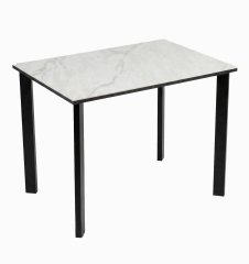 Стол DikLine SKT90 Керамика YB8020125BG ONYX/подстолье черное/опоры черные