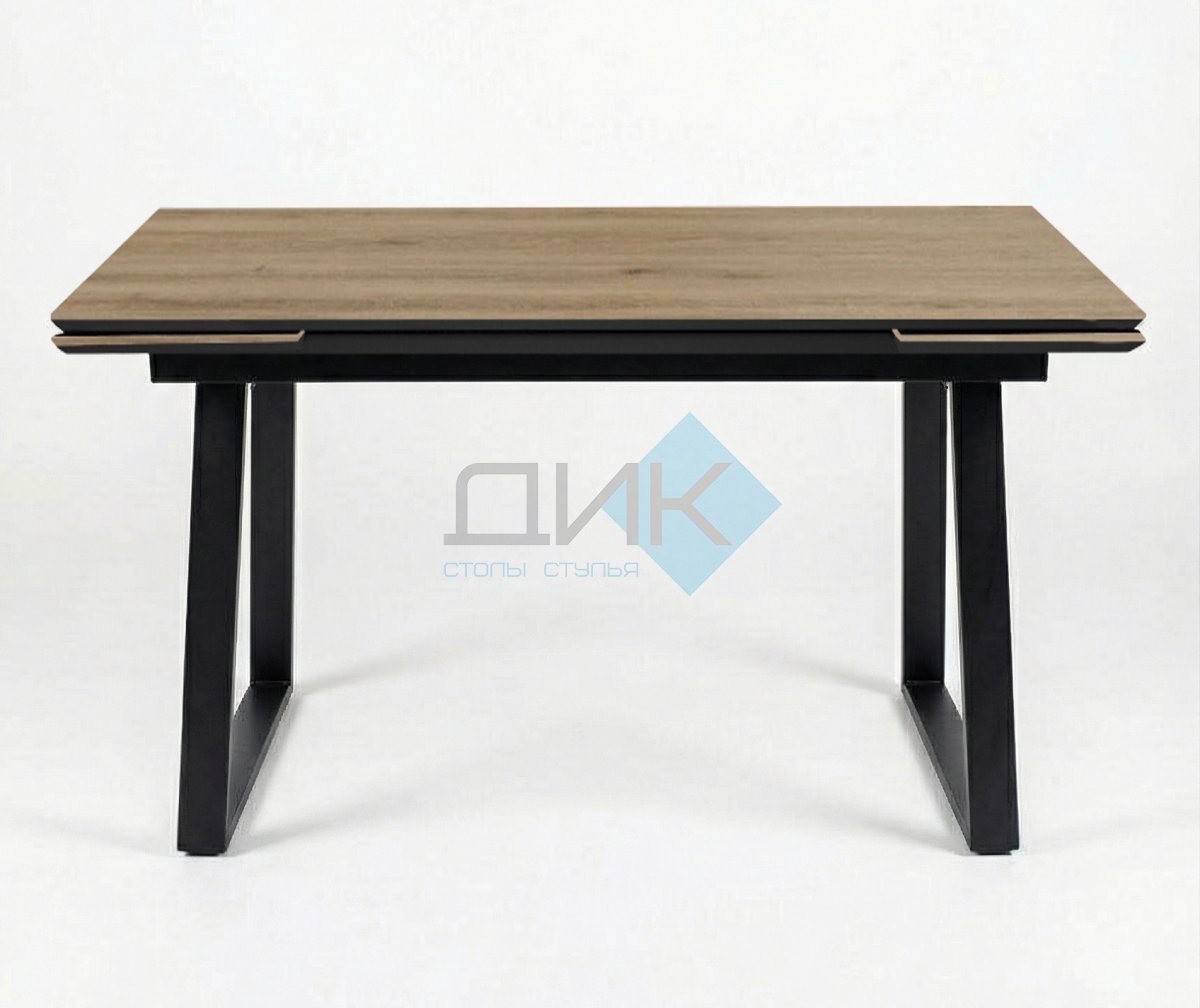 Стол DikLine DZ160 дуб галифакс/черный (2 уп.)
