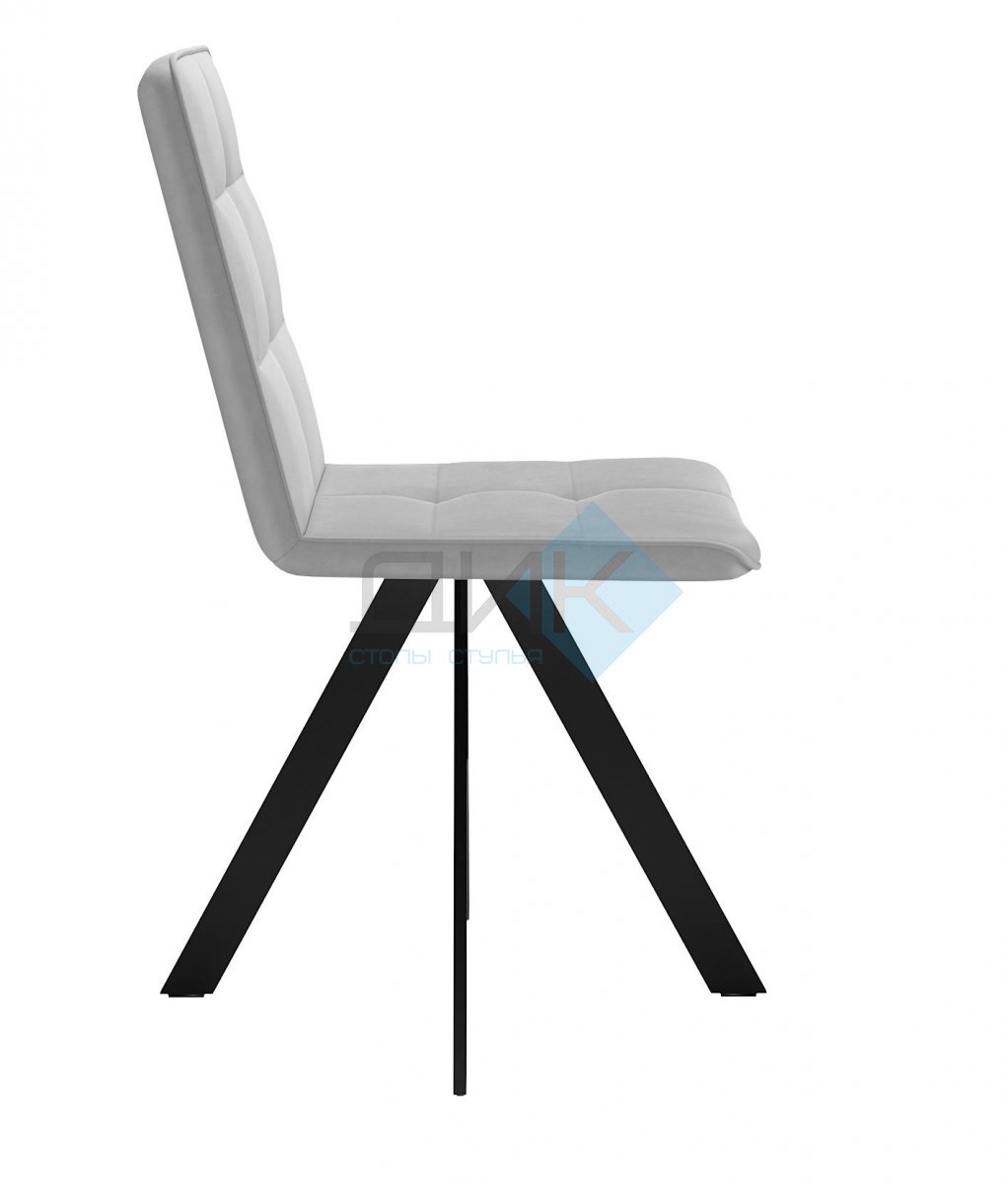 Стул DikLine 230 поворотный B22 GREY, ножки черные