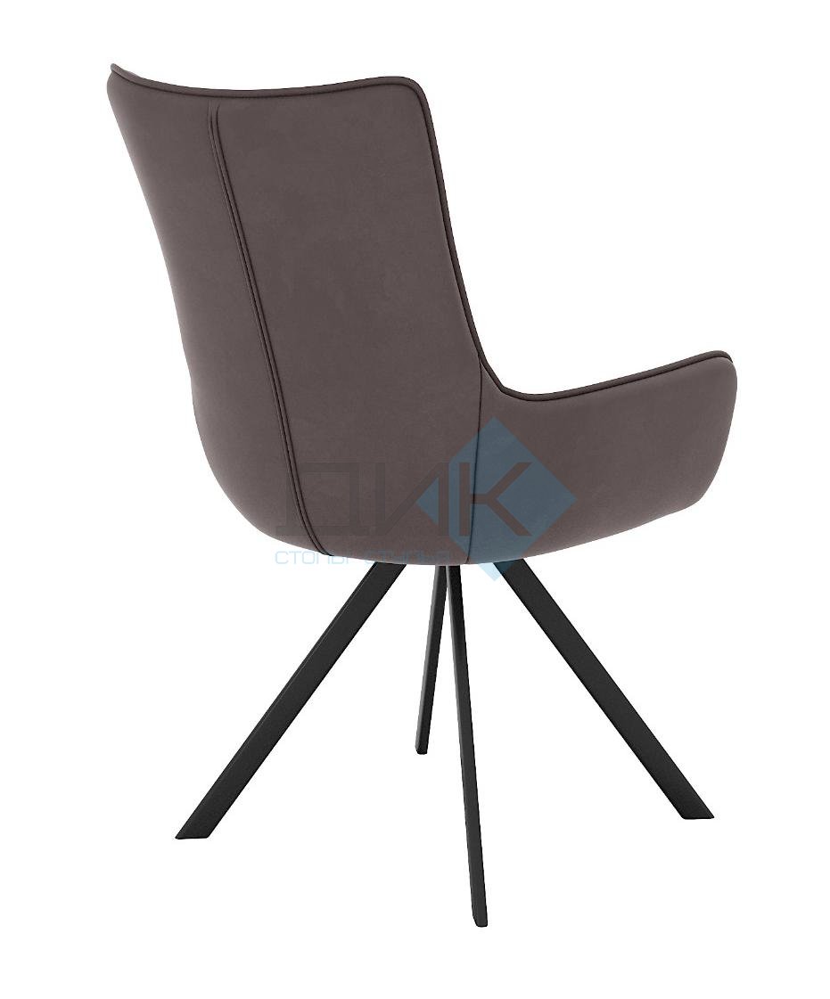 Стул DikLine 289 поворотный E09 капучино, ножки черные