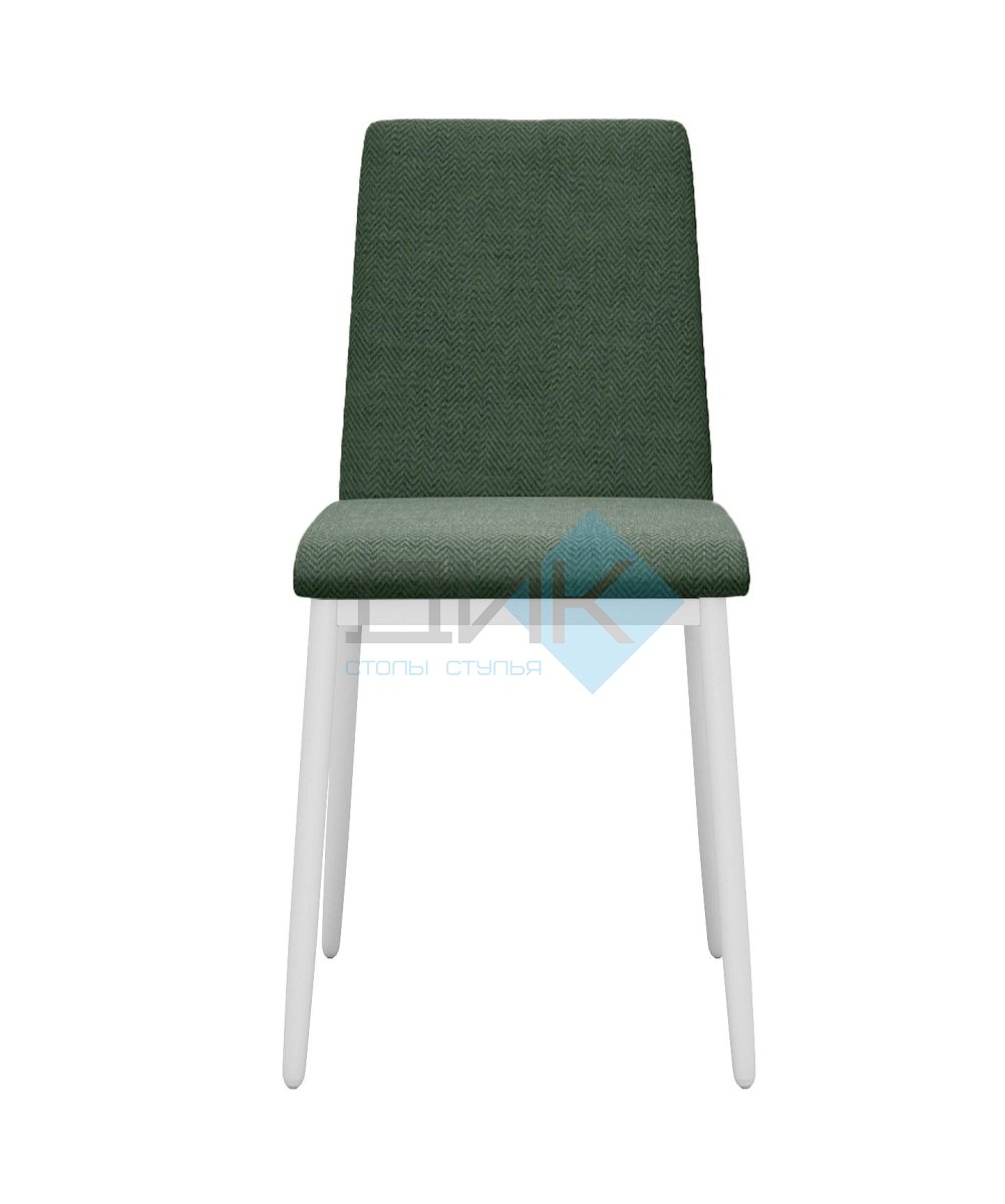 Стул DikLine 270 SB1 зеленый, ножки белые