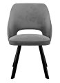 Стул DikLine 274 поворотный Z28 серый, ножки черные