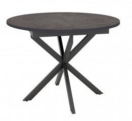 Стол DikLine RDB100X хромикс бронза/ черный/опоры XR  черные