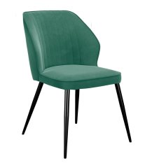Стул DikLine 222М микровелюр Z39 авокадо, ножки черные