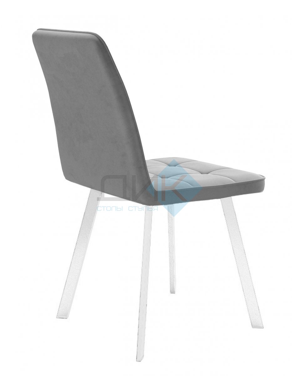 Стул DikLine 207 B22 GREY /ножки белые