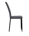 Стул DikLine 272 SB5 серый, ножки черные
