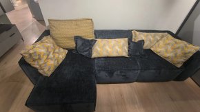 Диван модульный Бриошь с атаманкой Образец в салоне МЦ Nobby