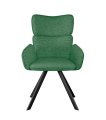 Стул DikLine 501 поворотный NS Pine зеленый, ножки черные