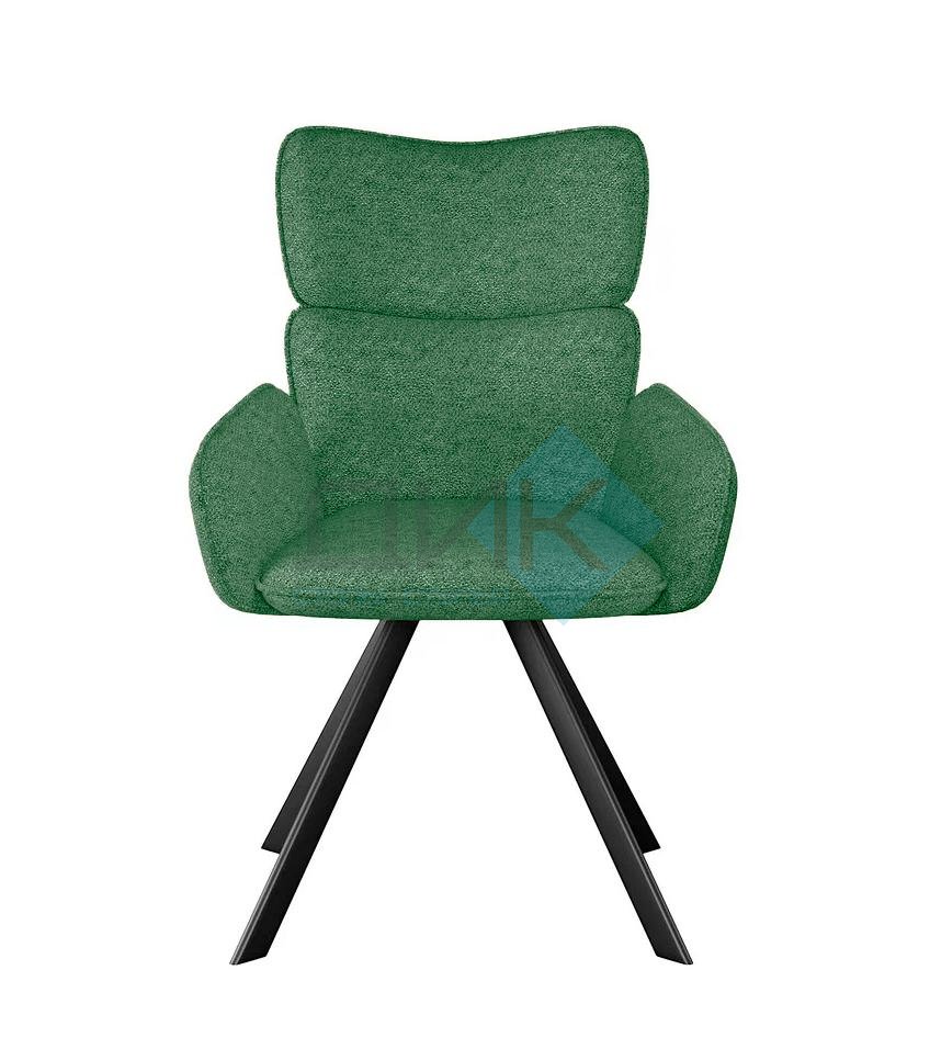 Стул DikLine 501 поворотный NS Pine зеленый, ножки черные