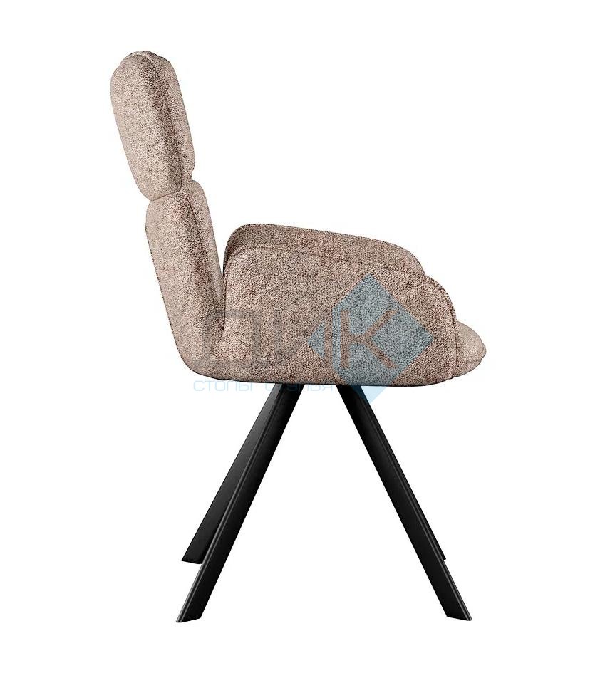 Стул DikLine 501 поворотный NS04 CREAM, ножки черные