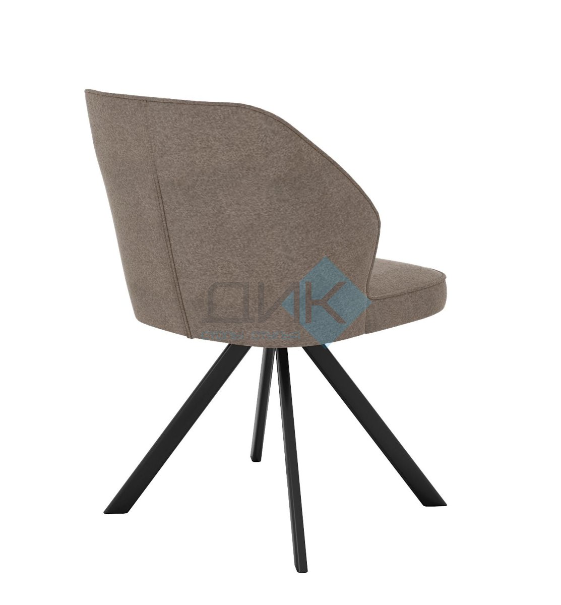 Стул DikLine 233 поворотный NS05 CAPPUCCINO, ножки черные