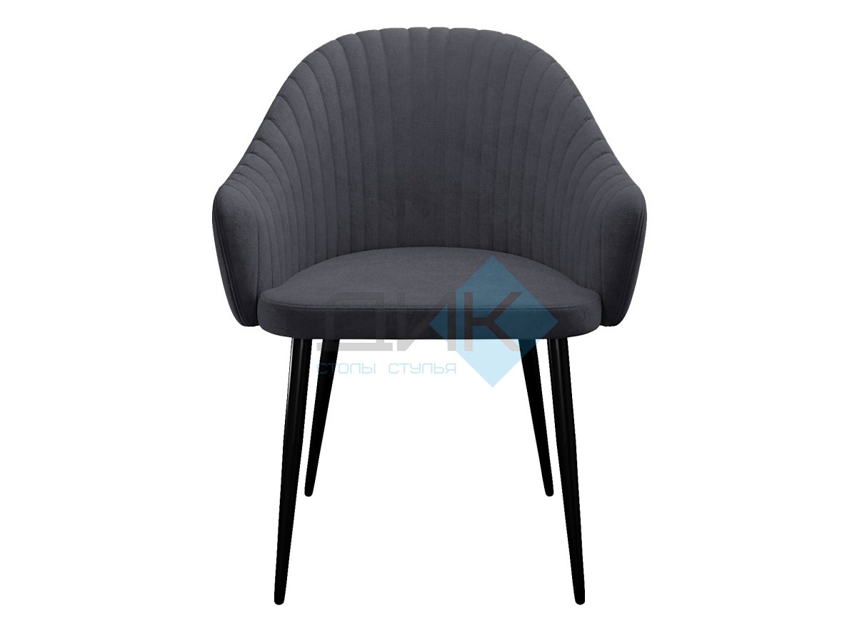 Стул DikLine 440 TW11 серый, ножки черные