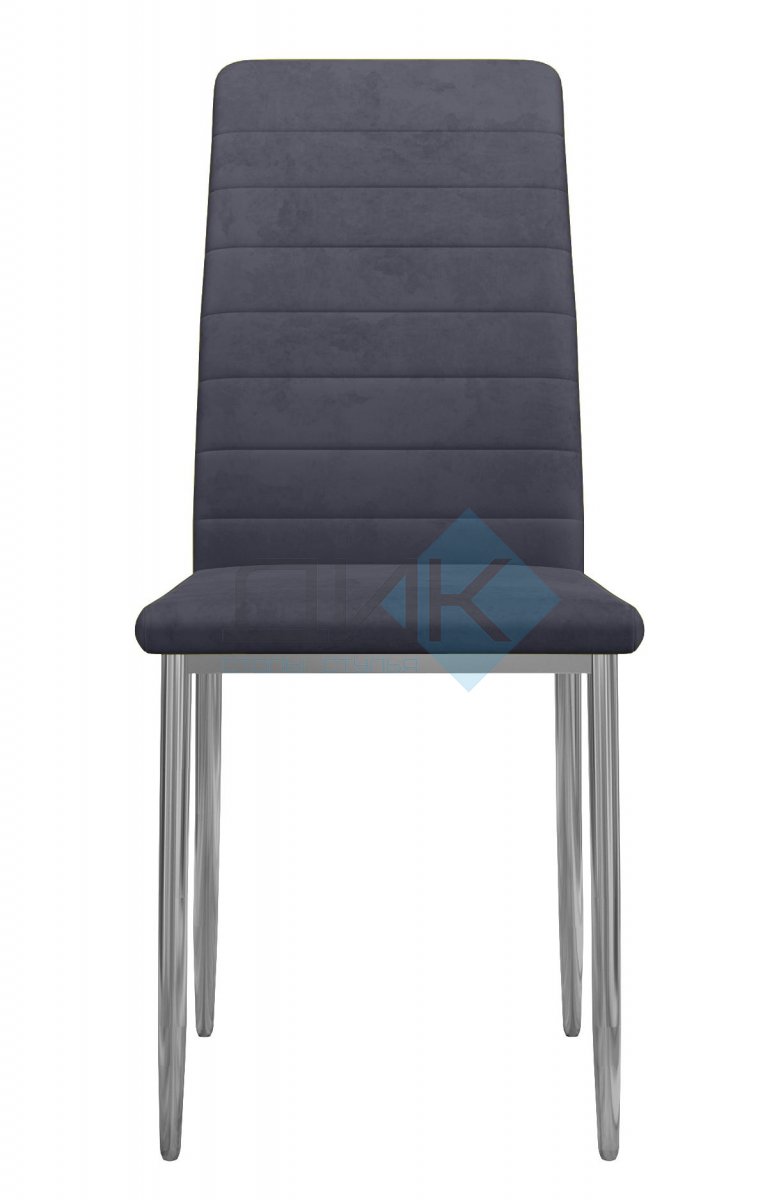 Стул DikLine ТЕКС каркас хром/ B28 ANTRACITE