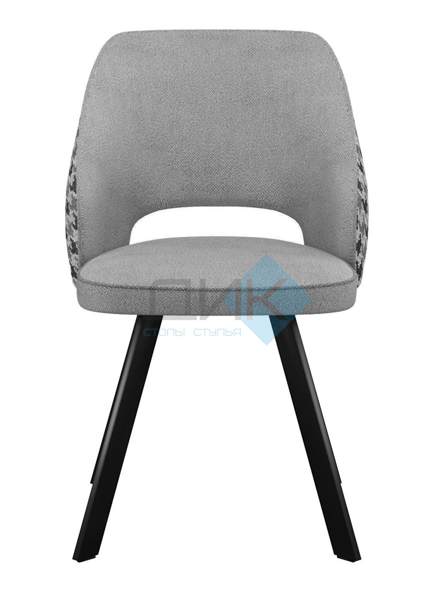 Стул DikLine 274 поворотный SB6/A3 св.сер, ножки черные