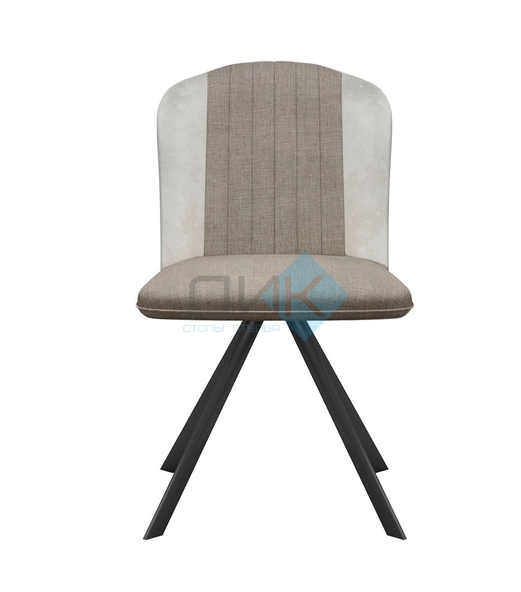 Стул DikLine 299 поворотный NS04 CREAM/C103 крем, ножки черные