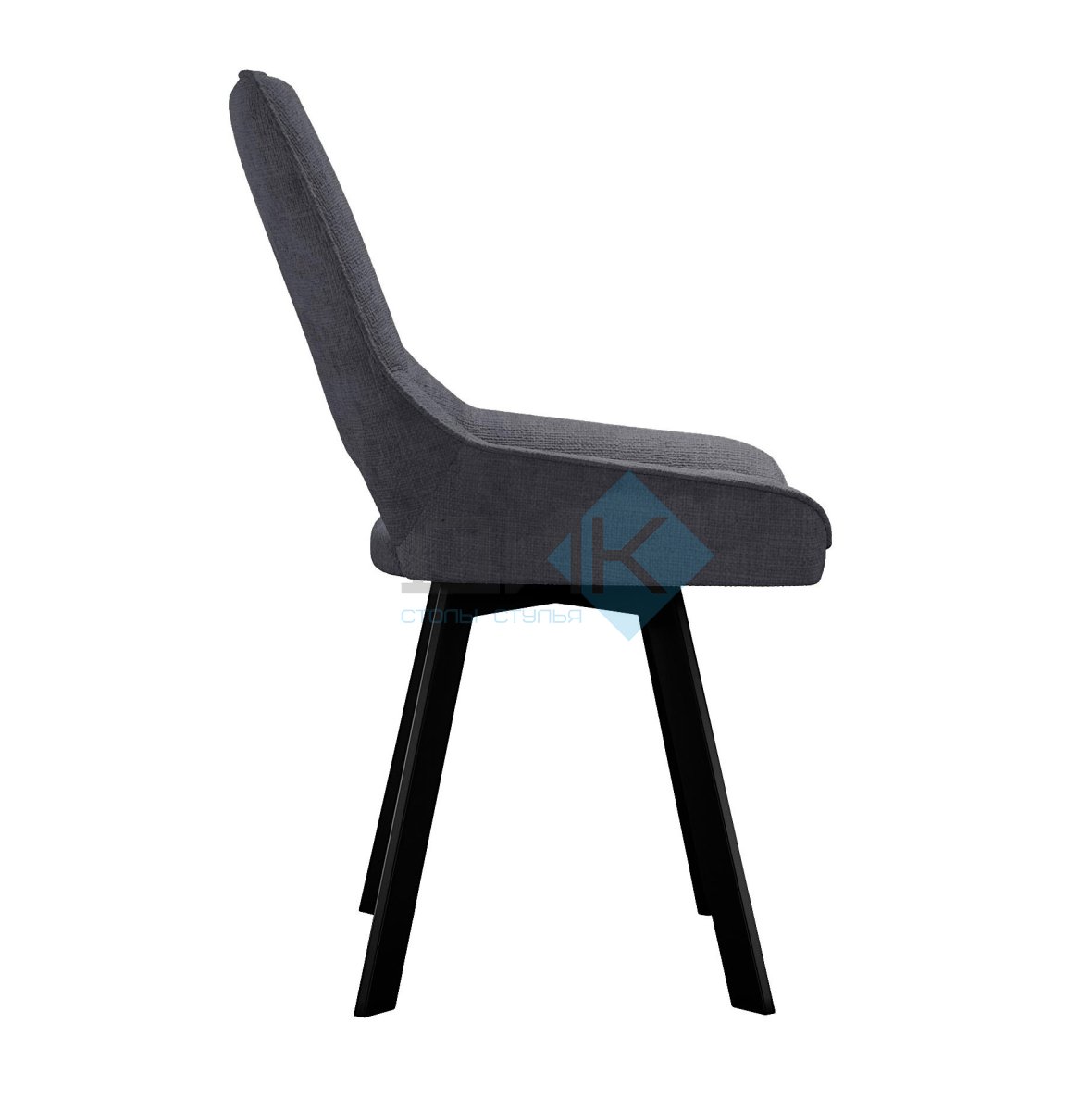 Стул DikLine 268 LA85 серый, ножки черные