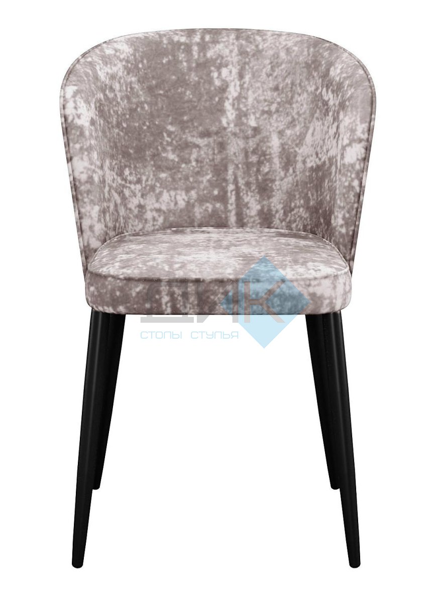 Стул DikLine 348 поворотный M02 бежевый, ножки черные