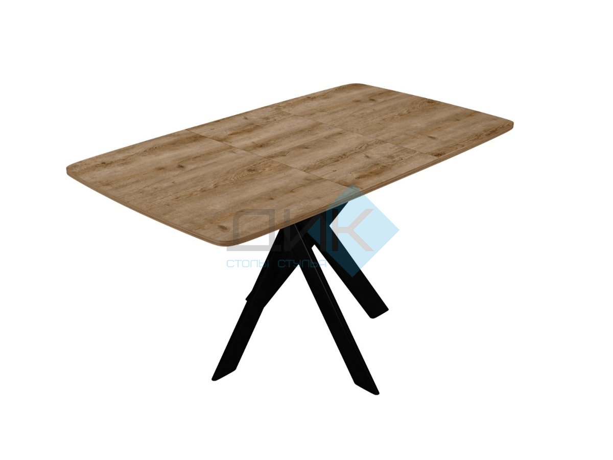 Стол DikLine DB110 Дуб галифакс/опоры черные