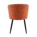 Стул DikLine 347 P09/L05 терракотовый, ножки черные