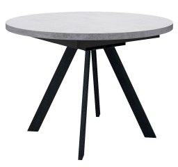 Стол DikLine RD100 Бетон/опоры черные
