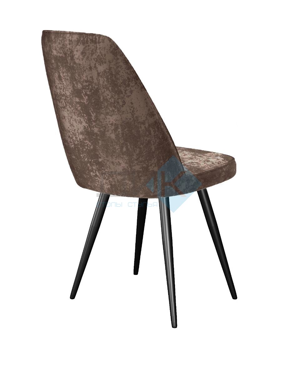 Стул DikLine 327 поворотный M05 шоколад, ножки черные