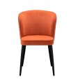 Стул DikLine 347 P09/L05 терракотовый, ножки черные