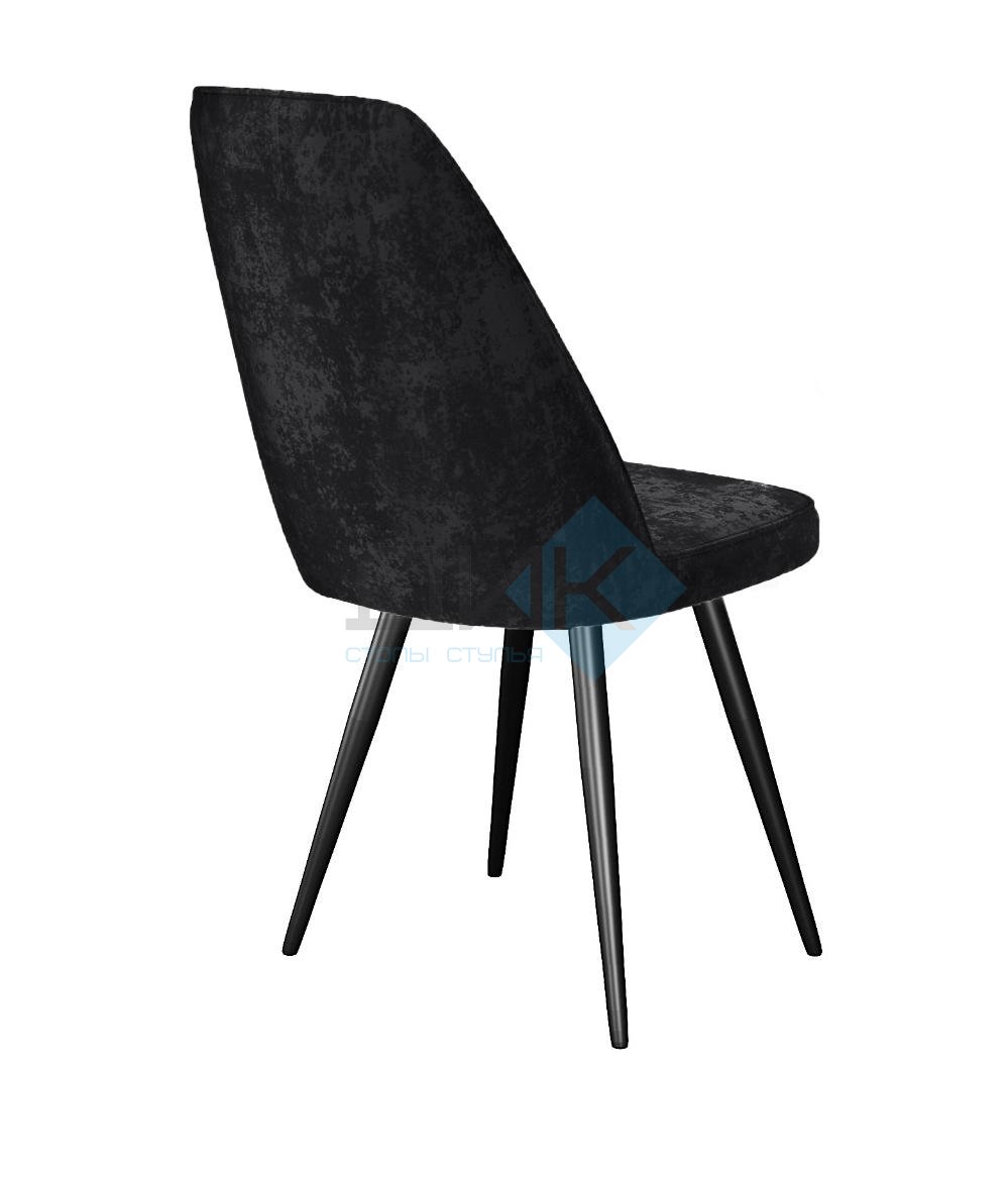 Стул DikLine 327 поворотный M18 черный, ножки черные