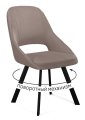 Стул DikLine 247 поворотный, Z48 капучино, ножки черные
