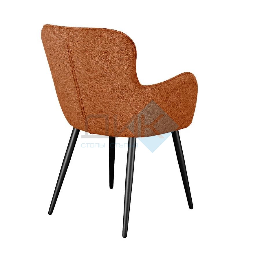 Стул DikLine 503 поворотный NS Rust терракотовый, ножки черные