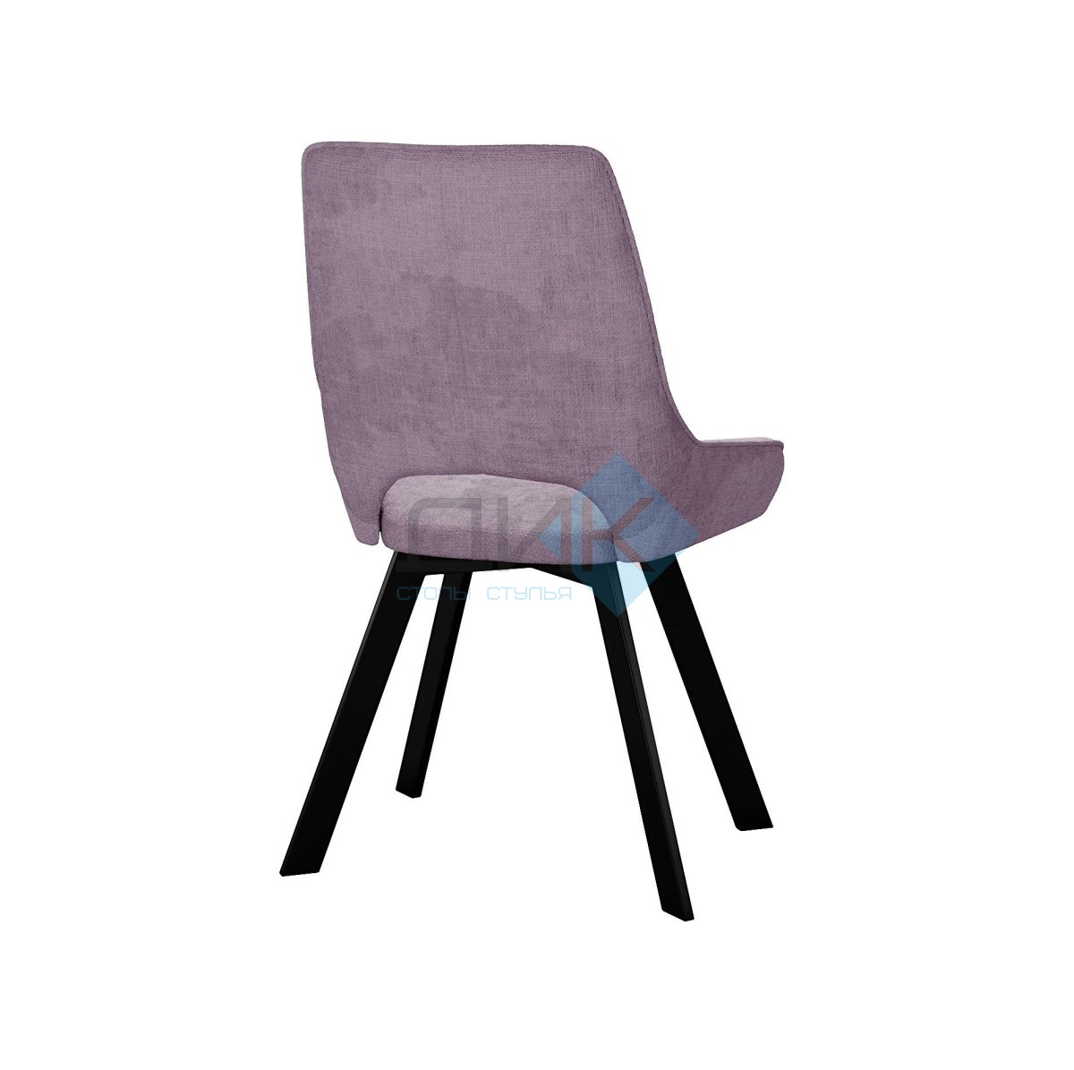 Стул DikLine 268 LA65 лаванда, ножки черные