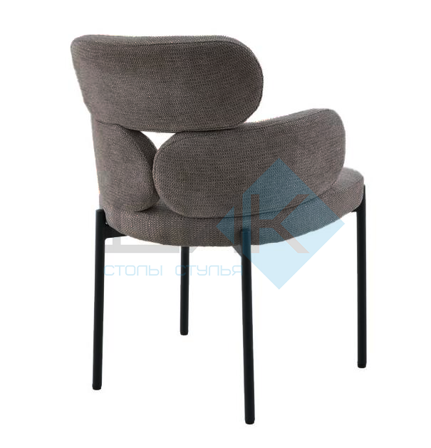 Стул DikLine 1311 т.к Темно-бежевая UF925-3, опоры черные