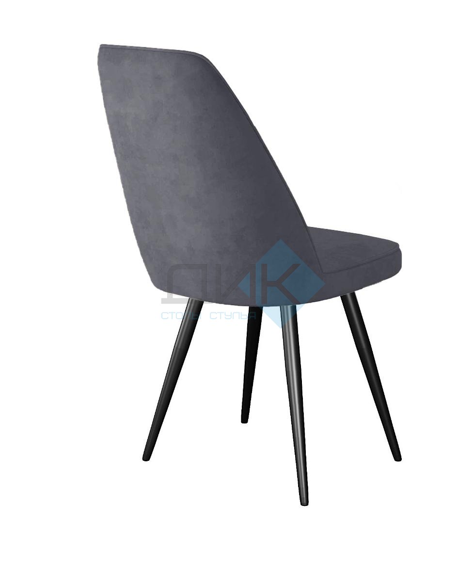 Стул DikLine 327 поворотный B28 ANTRACITE, ножки черные