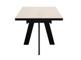 Стол DikLine SKM110 Керамика Krater Perla (бежевый матовый)/подстолье черное