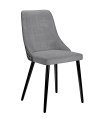 Стул DikLine 286 SB6/A3 св. серый, ножки черные