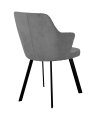 Стул DikLine 345 C56 серый, ножки черные