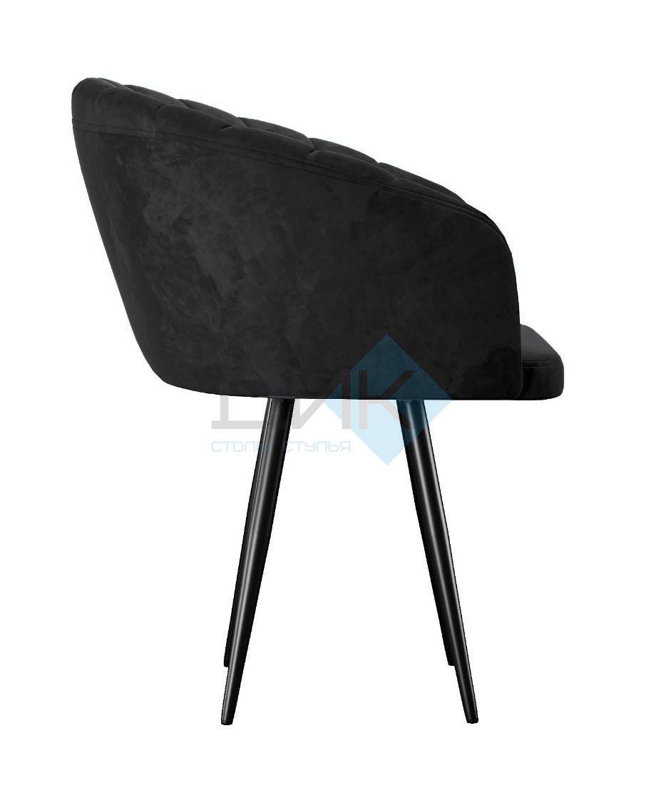 Стул DikLine 442 поворотный, M18 черный, ножки черные