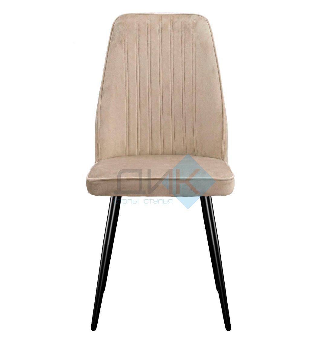 Стул DikLine 327 поворотный B03 BEIGE, ножки черные