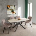 Обеденная зона : Стол Dikline B140  со стульями DikLine 263 (4 шт.)