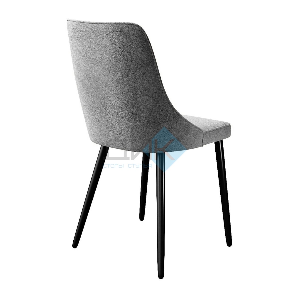Стул DikLine 286 TW09 светло-серый, ножки черные